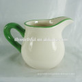 Ceramic teapot with flower decal design